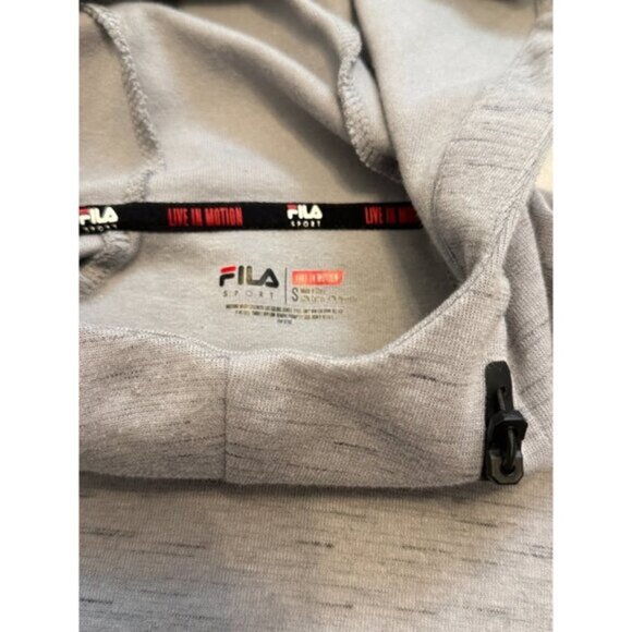 Fila women's small gray oversized sweatshirt MSRP $70 - Picture 2 of 5